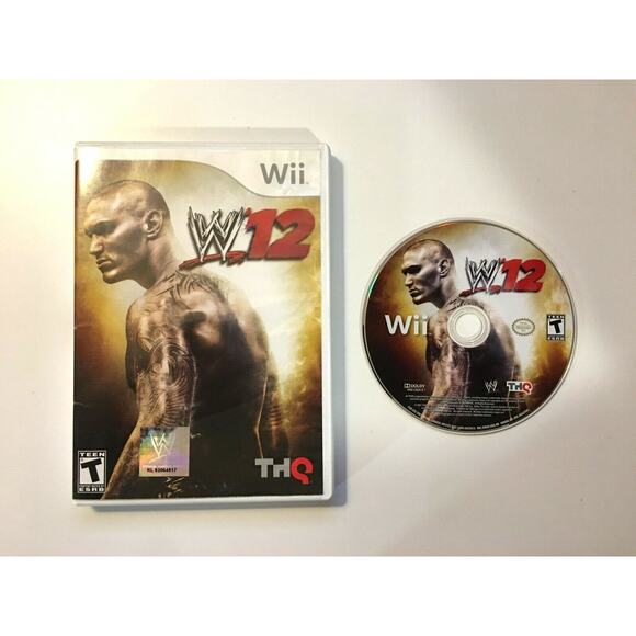WWE 12 (Nintendo Wii, 2011) World Wrestling Entertainment - Box, Game, No Manual - Picture 1 of 5